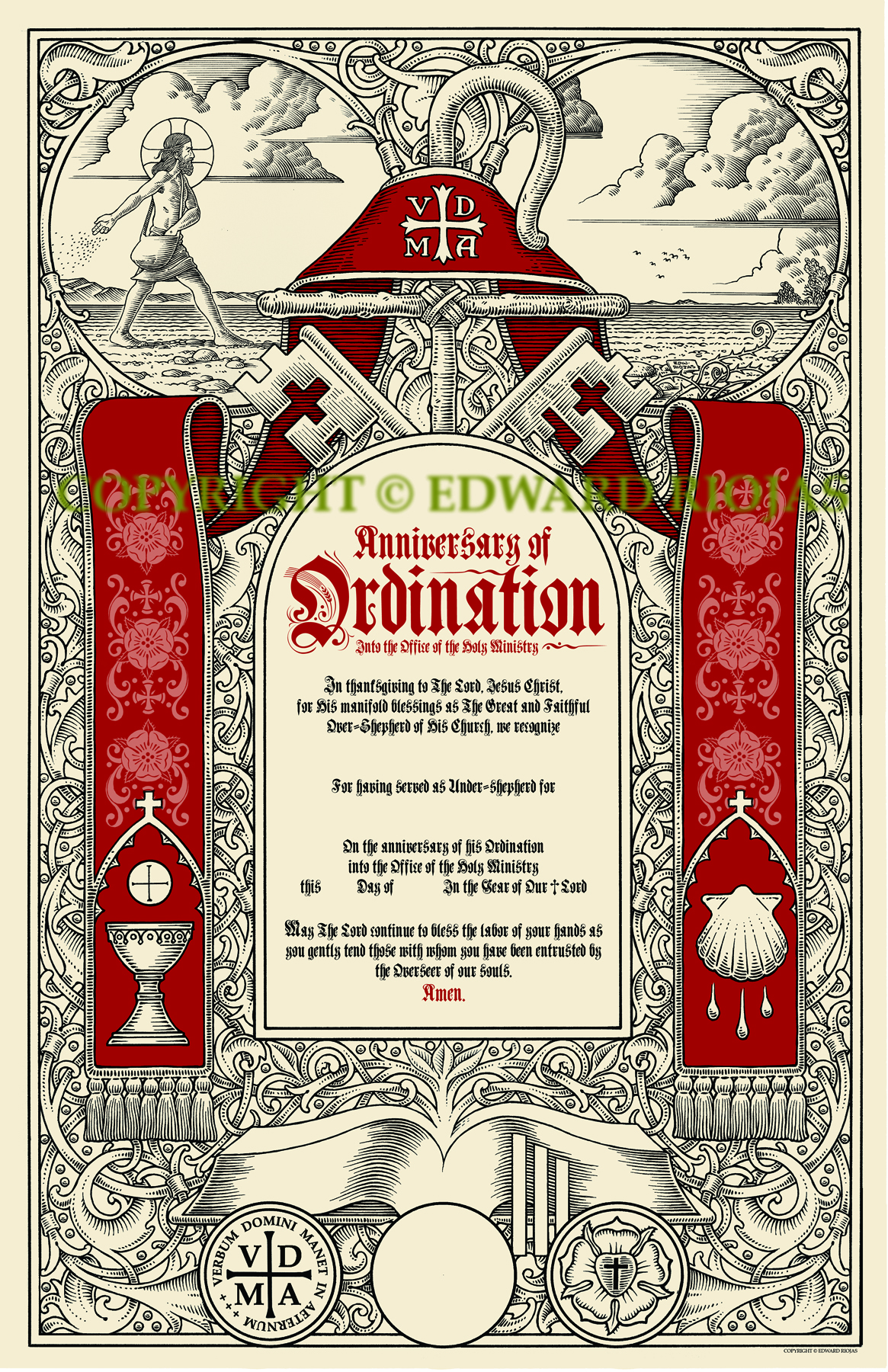 ORDINATION ANNIVERSARY copyright