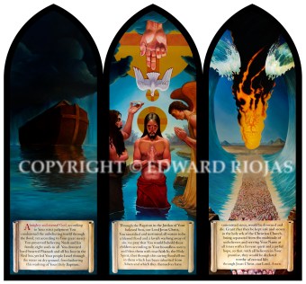 BAPTISMAL TRIPTYCH copyright