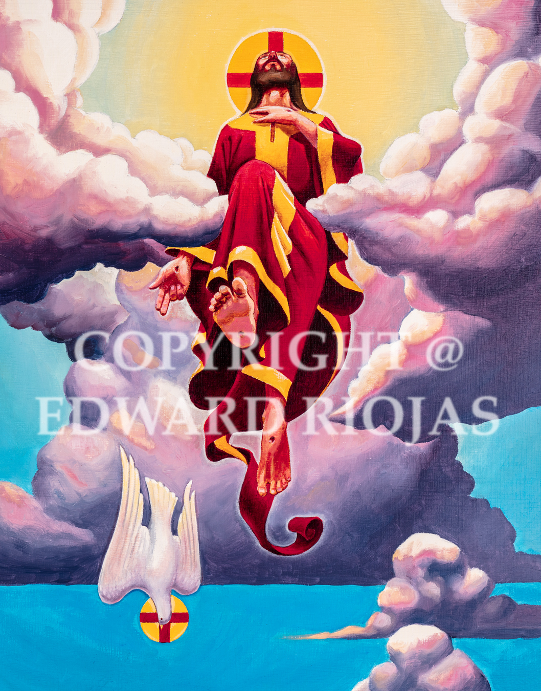 DEAR CHRISTIANS ASCENSION VERTICAL copyright