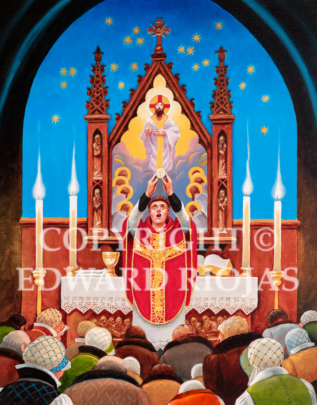 DEAR CHRISTIANS EUCHARIST VERTICAL copyright